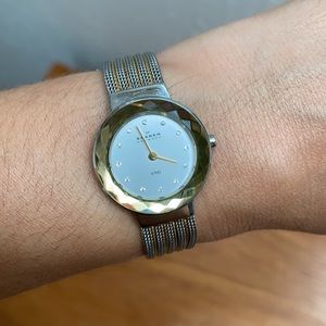 Skagen two tone watch